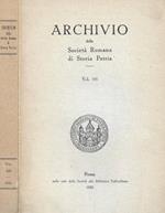 Archivio della Società Romana di Storia Patria. Vol. 105