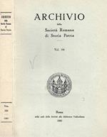 Archivio della Società Romana di Storia Patria. Vol. n. 106