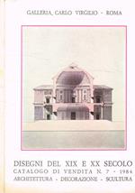 Disegni del XIX e XX secolo. Catalogo di vendita n.7, 1984