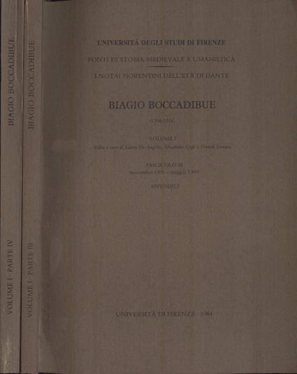 Biagio Boccadibue Vol. 1 Fascicolo III - IV - copertina