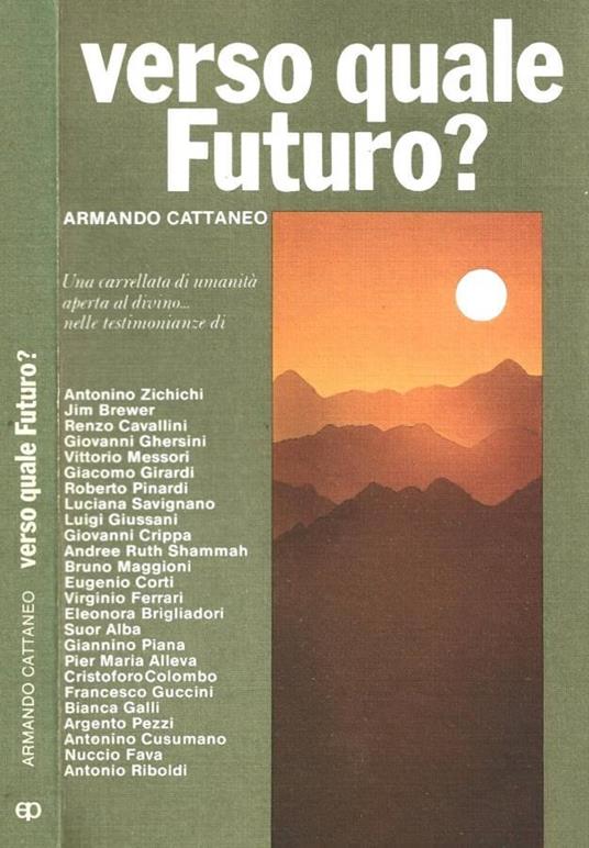 Verso quale futuro? - Armando Cattaneo - copertina