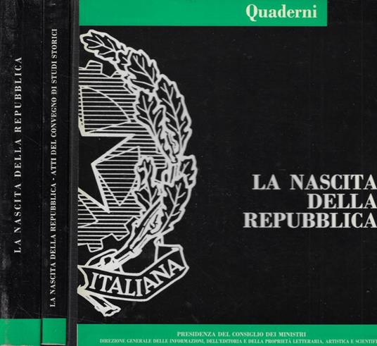 La nascita della Repubblica - copertina