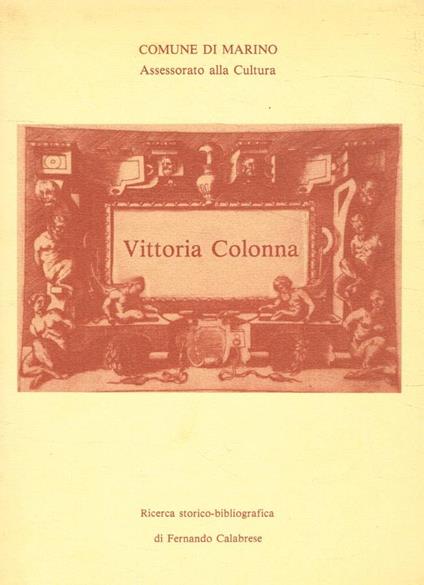 Vittoria Colonna - copertina