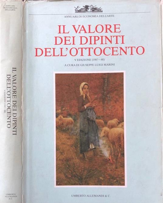 Il valore dei dipinti dell'Ottocento italiano 1987-1988 - copertina