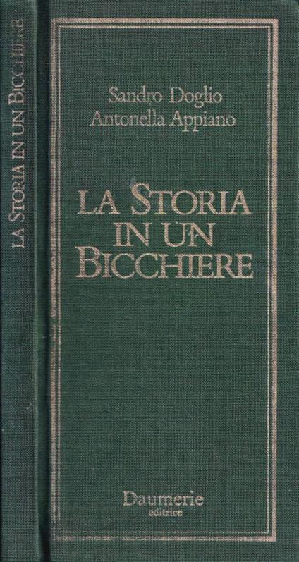 La storia in un bicchiere - copertina