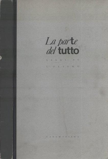 La parte del tutto - copertina