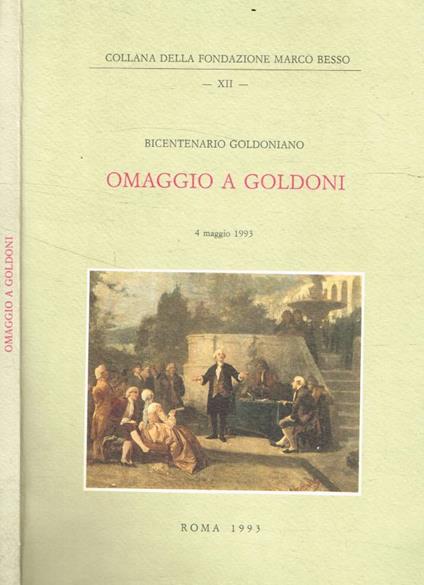 Bicentenario goldoniano. Omaggio a Goldoni - copertina