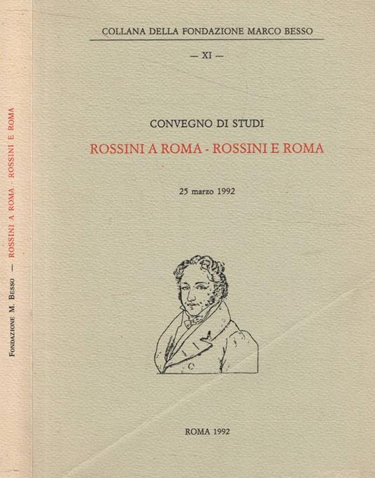 Convegno di Studi Rossini a Roma-Rossini e Roma - copertina