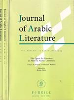 Journal of arabic literature, volume XXVI, numero 1-2, 3, 1995