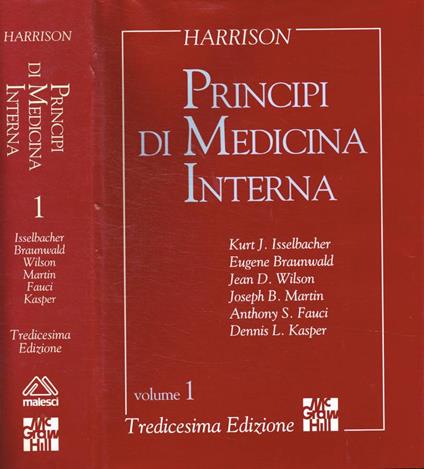 Principi di medicina interna vol.I - Harrison - copertina