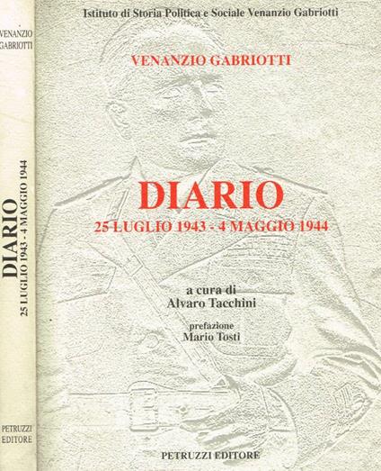 Diario 25 luglio 1943-4 maggio 1944 - copertina