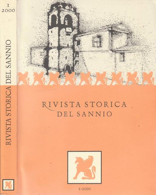 Rivista storica del Sannio n 13, 3° serie anno VII, I sem. anno 2000 - copertina