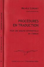 Procedures en traduction