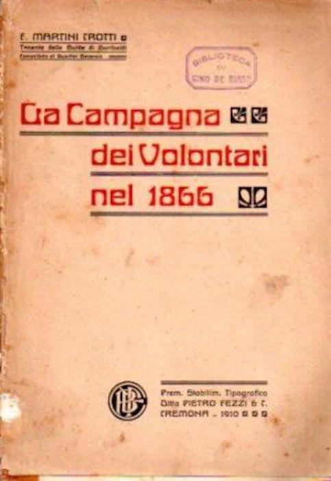 campagna dei volontari nel 1866. CON DIFETTI - copertina