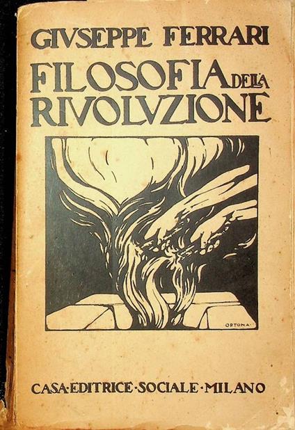 Filosofia della rivoluzione - Giuseppe Ferrari - copertina