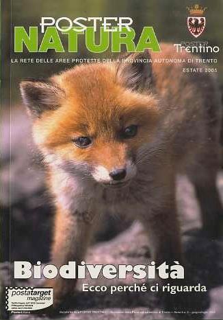 Poster Natura: la rete delle aree protette della Provincia Autonoma di Trento: Estate 2005 - copertina