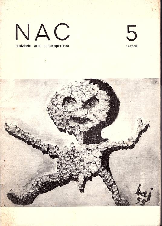 NAC - Notiziario Arte Contemporanea, 5 (15 -12 - 68) - copertina