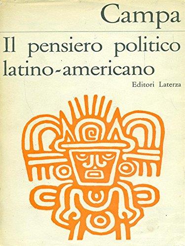 Pensiero Politico Latino-Americano - Riccardo Campa - copertina
