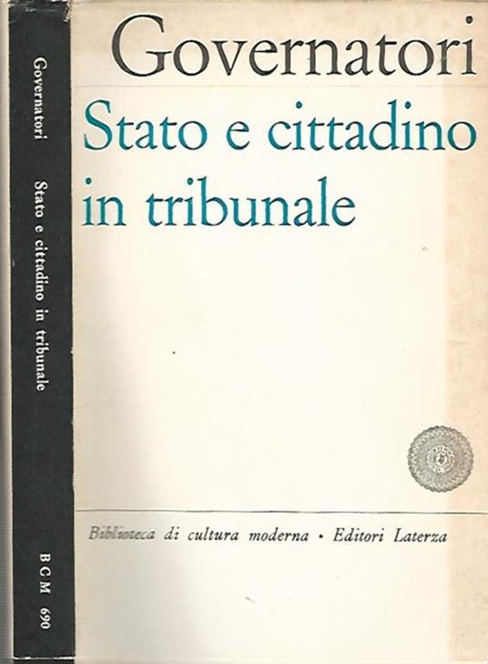 Stato E Cittadino In Tribunale - copertina