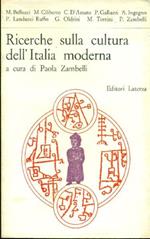 Ricerche Sulla Cultura Dell'Italia Moderna