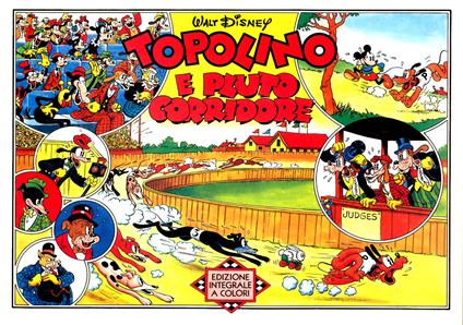 Topolino E Pluto Corridore - Walt Disney - copertina