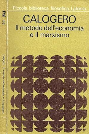 Metodo Dell'Economia E Il Marxismo - Calogero - copertina