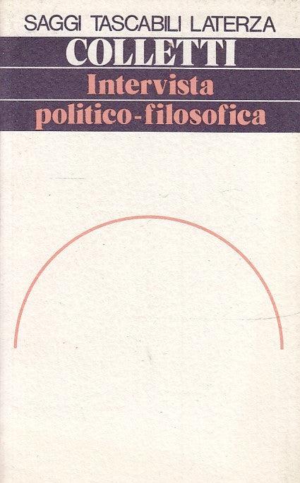 Intervista Politico-Filosofica - Colletti - copertina