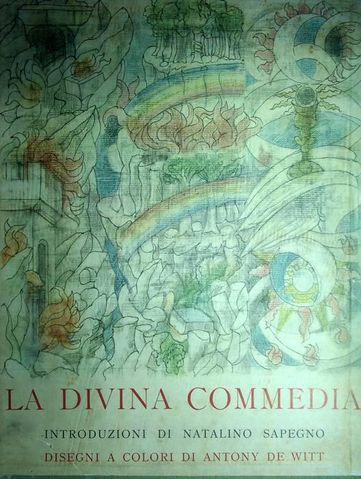 Divina Commedia Introduzione Di N. Sapegno Disegni Di A. De Witt - Dante Alighieri - copertina