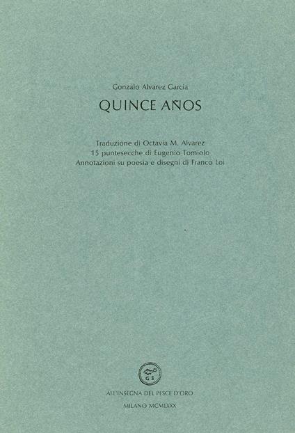 Quince Anos - Gonzalo Alvarez García - copertina