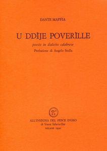 U Ddije Poverille - Dante Maffia - copertina