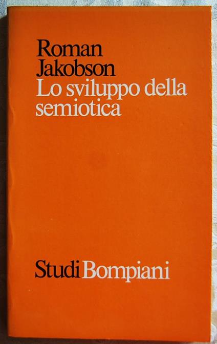 Lo Sviluppo Della Semiotica - Roman Jakobson - copertina