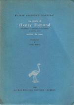 Storia di Henry Esmond