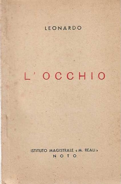 L' L' occhio - Leonardo - copertina