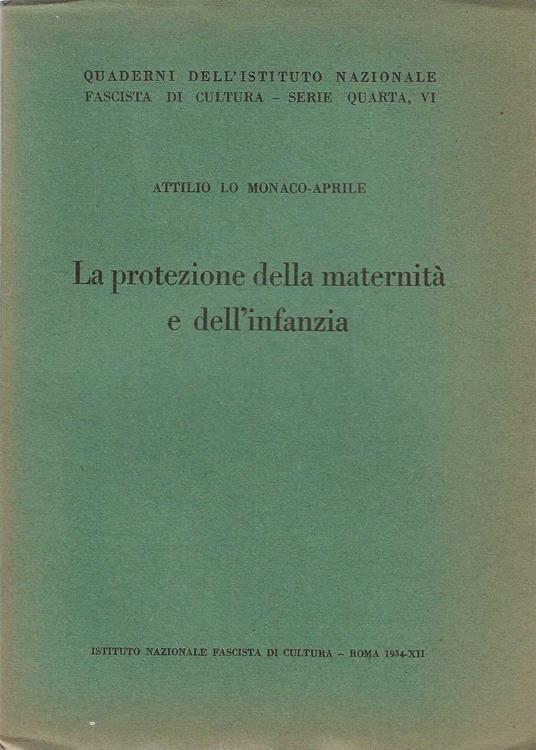 Protezione della Maternità e dell'infanzia - copertina