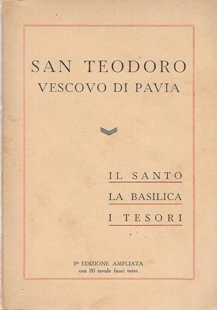 San Teodoro Vescovo di pavia - copertina