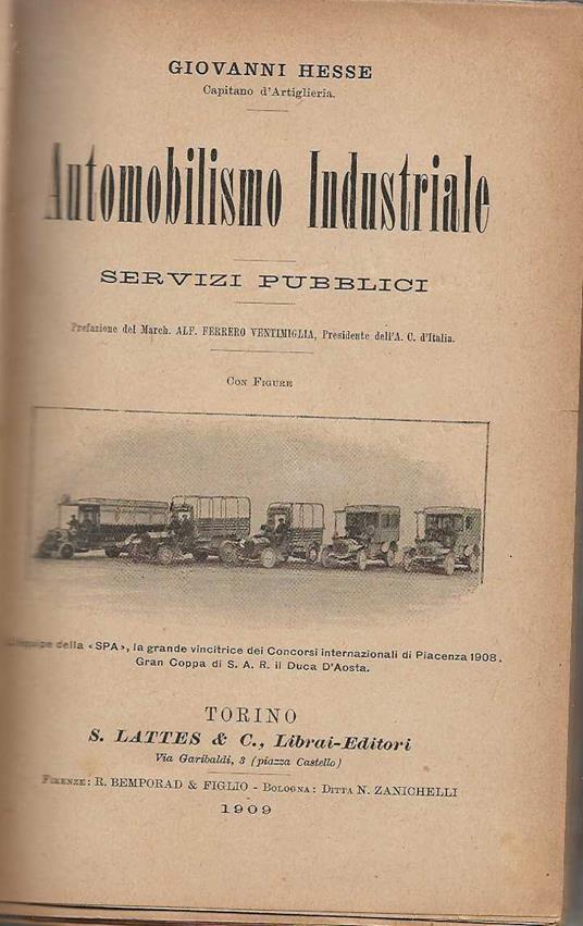 Automobilismo Industriale - Giovanni Messe - copertina