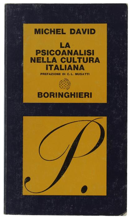 Psicoanalisi Nella Cultura Italiana - Michel David - copertina