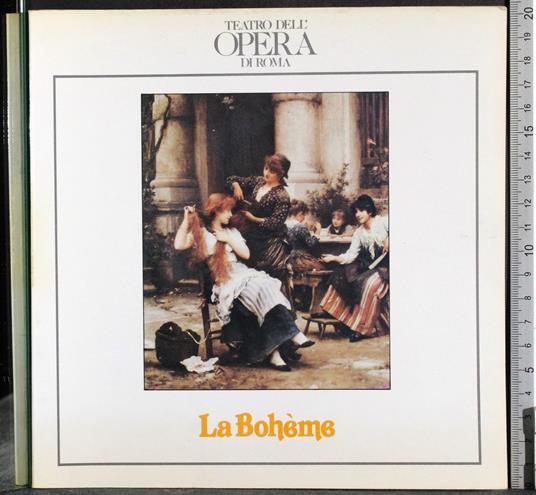 Teatro dell'opera di Roma. La Boheme - G. Valerio Catullo - copertina