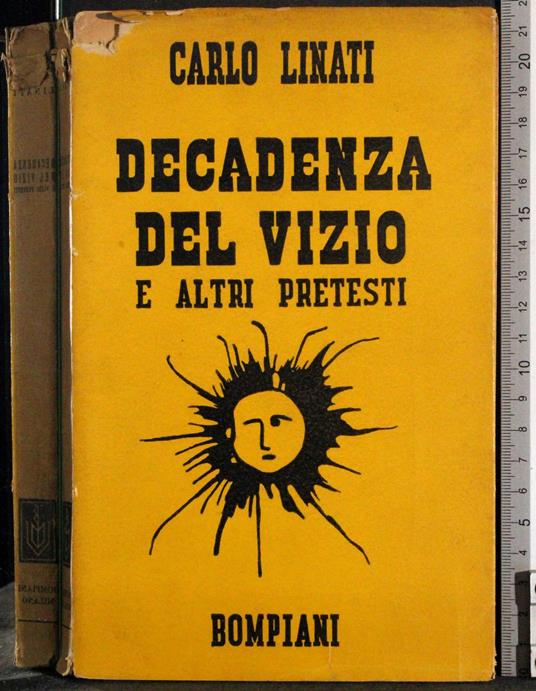 Decadenza del vizio e altri pretesti - Carlo Linati - copertina