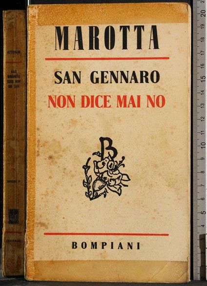 San Gennaro non dice mai no - Marotta - copertina