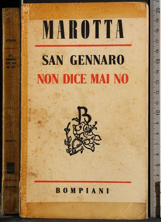 San Gennaro non dice mai no - Marotta - copertina