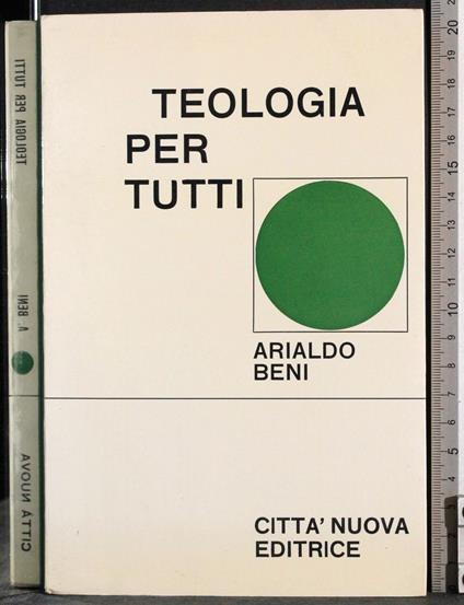 Teologia per tutti - Arialdo Beni - copertina