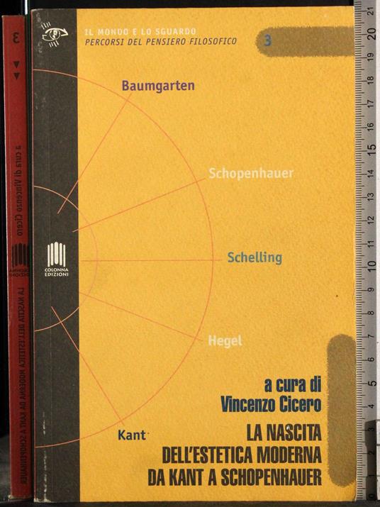 nascita dell'estetica moderna da Kant a Schopenhauer - copertina