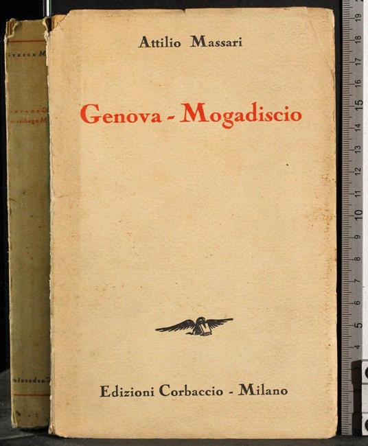 Genova-Mogadiscio - Attilio Maseri - copertina