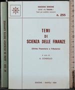 Temi di Scienza delle finanze