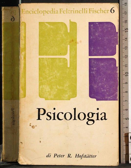 Psicologia - Peter R. Hofstatter - copertina