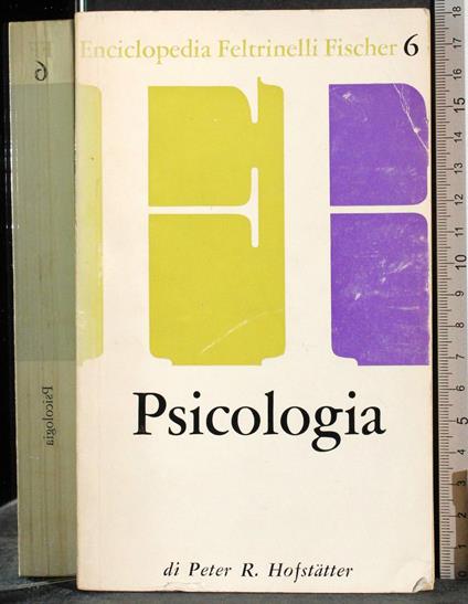 Psicologia - Peter R. Hofstatter - copertina