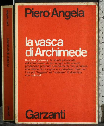 vasca di Archimede - Piero Angela - copertina