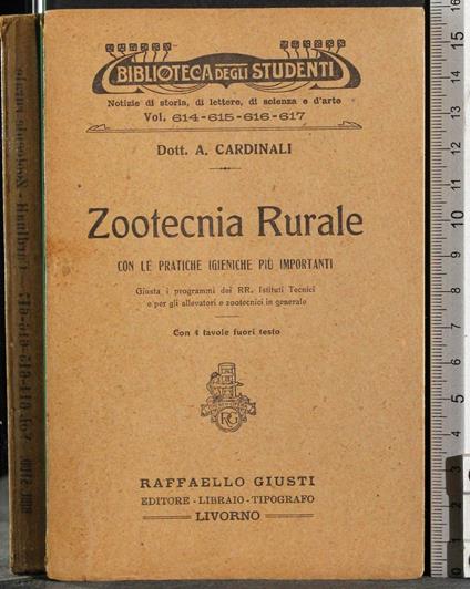 Zootecnica Rurale - Cardinal - copertina
