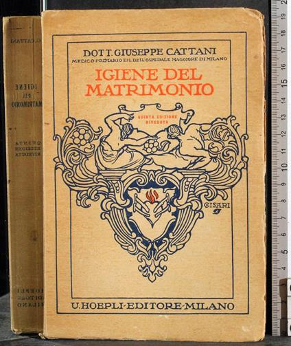 Igiene del matrimonio - Giuseppe Cattani - copertina